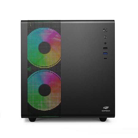 GABINETE GAMER AQUARIUS MT-G710BK SEM FONTE C3TECH