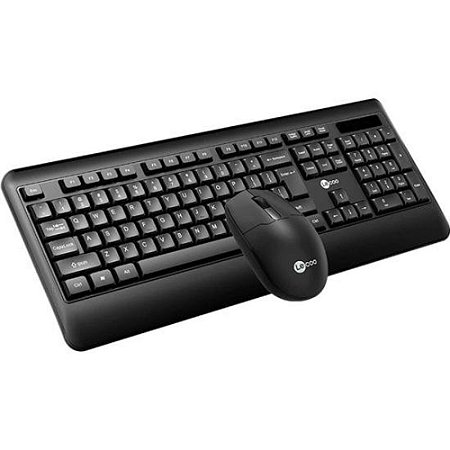KIT TECLADO E MOUSE SEM FIO KW202 LECOO