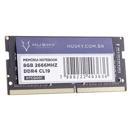 MEMÓRIA P/ NOTEBOOK 8GB DDR4 2666 MHZ (SO-DIMM)