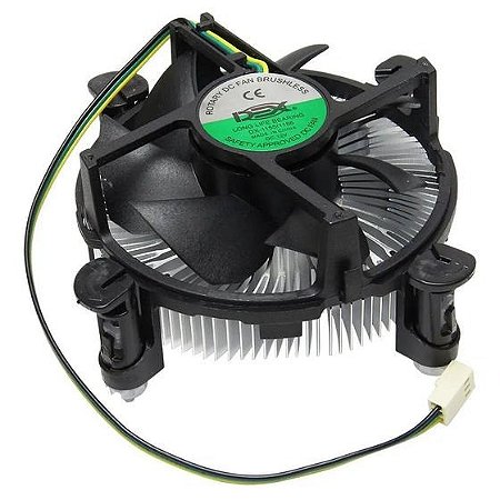 COOLER PARA PROCESSADOR 1155/1156 DEX168
