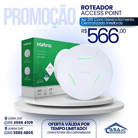 Roteador Access Point Ap 310 Com Gerenciamento Centralizado