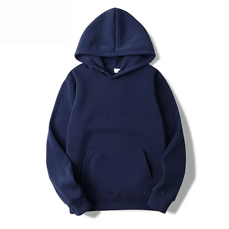 BLUSÃO MOLETOM FECHADO FLANELADO COM CAPUZ