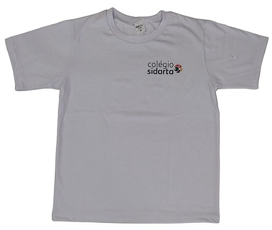 CAMISETA MANGA CURTA BRANCA - ALGODÃO