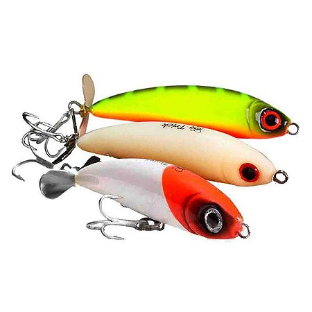 Kit Isca Artificial De Helice - Pegadeira 13 Twist Borboleta