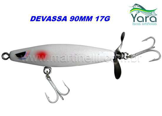 Isca artificial Yara Devassa 90mm 17G cor 06 - Branca