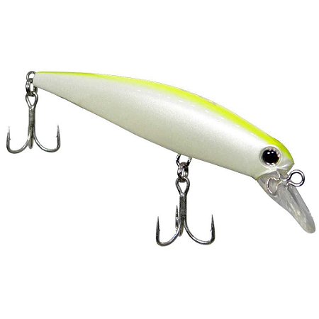 Isca artificial Yara Top Minnow 7,5cm 7,8g Cor 10 Dorso Verde 1910