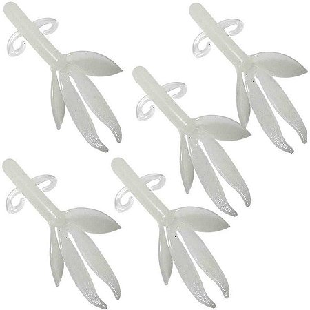 Isca artificial Criatura Nihon Baits 02 Perola c/ 5 un.