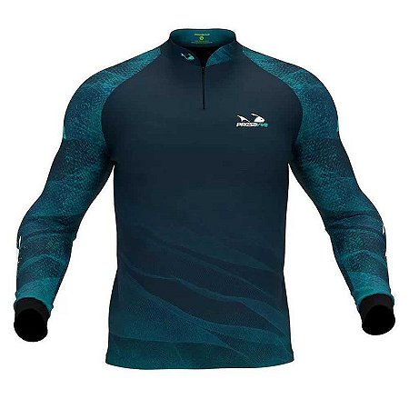 Camiseta de Pesca Presa Viva Tucunaré Azul 04 - M