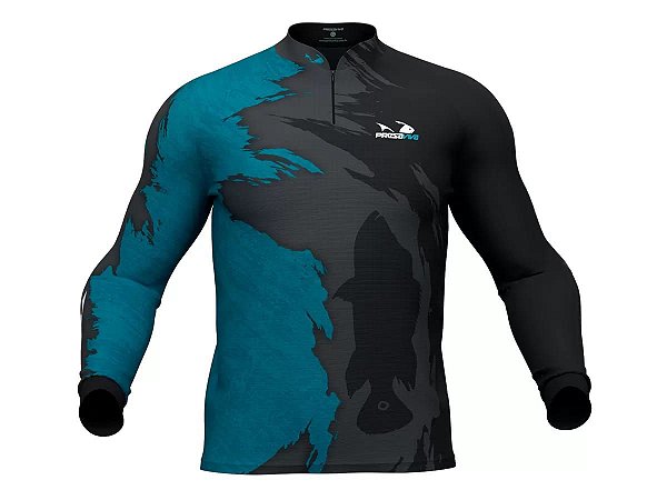 Camiseta de Pesca Presa Viva Tucunaré Azul 06 - G
