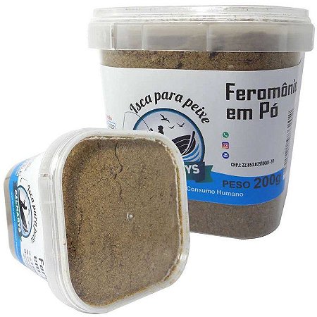 Feromônio em pó 200 g Atrativo para pesca Palmarys