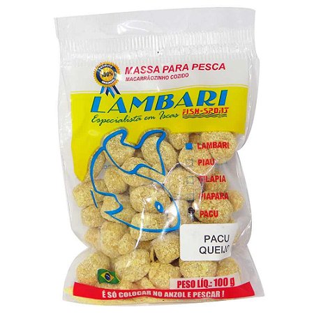 Massa Pronta Lambari Fish Sport Pacu Queijo 100g