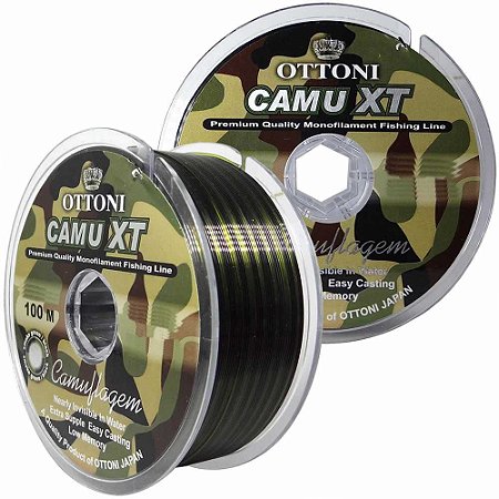 Linha Monofilamento Camu XT 0,60mm - 100m - carretel continuo 43,5Kg - 96,0 Lbs