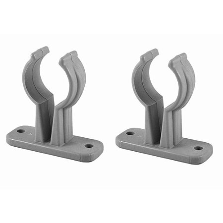 Suporte Clipper para remo plástico cor Cinza (par) UN6092