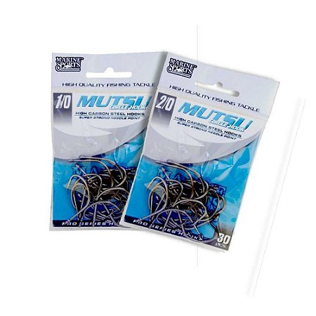 Kit de Anzol Marine Sports Mutsu Circle Hook n.1/0 en.2/0