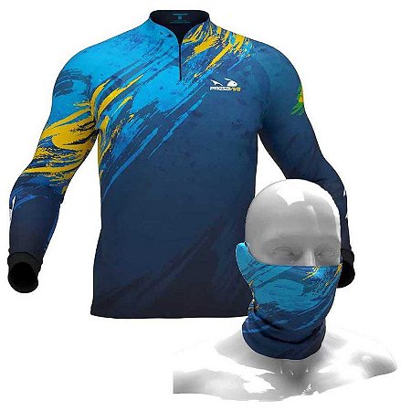 Camiseta de Pesca Presa Viva Pv 12 - EXG + Breeze Buff Presa Viva Pv 12