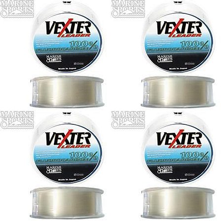 Kit Linha Fluorcarbono MS Leader 0,37 + 0,47 + 0,70 + 0,91mm