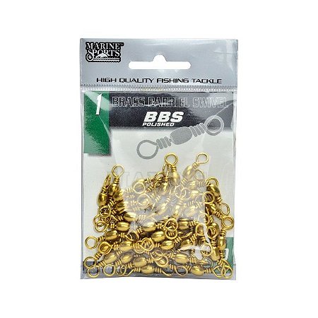 Girador Cartela Marine Sports BBS Gold nº 5/0 com 25 pç