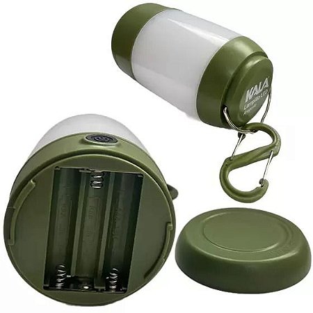 Mini Lampião Lamparina Led Acampamento Barraca Pesca Camping 150 Lúmens - Araguaia Kala