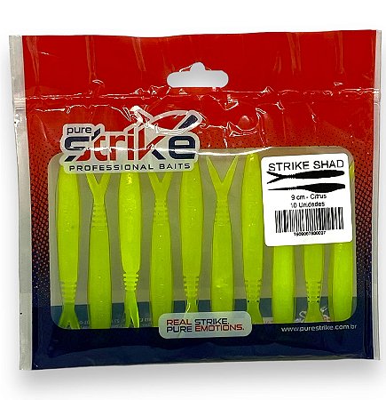 Isca Strike Shad 90 - 9cm Citrus