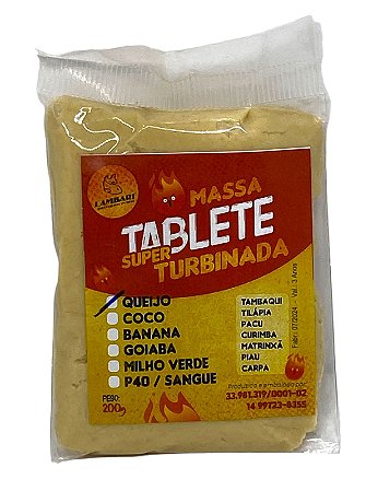Massa Lambari tablete queijo 200 gr