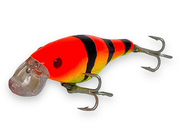Isca Artificial Lure 21 Shad 21 cor 12 7,2cm 12g com ratlin meia agua
