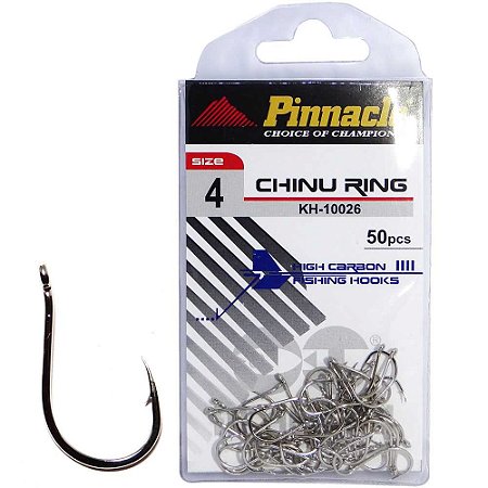 Anzol Pinnacle Chinu Ring Nickel KH N4 c/ 50un