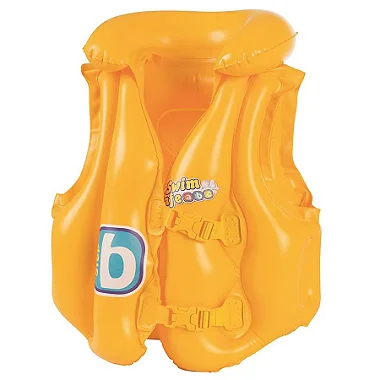 Colete inflável Swin Safe ABC c/ encosto amarelo 120120+AM