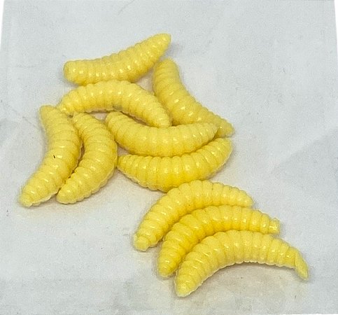 Larva artificial bichinho da laranja 2 cm c/ 10 un.