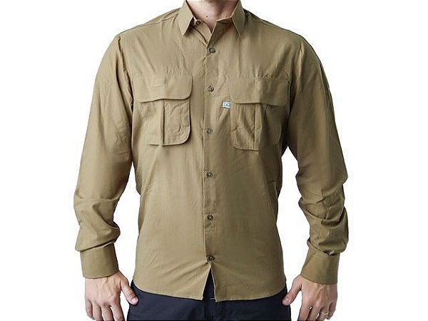 Camisa Mar Negro Classic Pro Caqui G2 30196