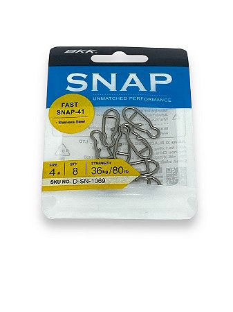 Snap BKK Fast-41 - Tamanho 04 - c/08und - 36kg