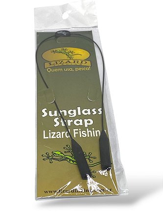 Salva óculos Lizard preta 40cm Sunglass Strap