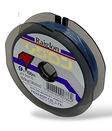 Linha Raiglon Nylon Cinza 38lb 0.500mm 100m -