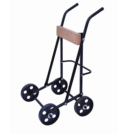 Carrinho motor até 30HP Plus 04 rodas preto