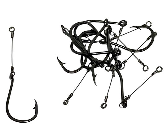 Anzol Marine Sports Chinu Black Encastoado N.6 com 10 un.