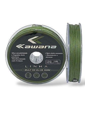 Linha multifilamento Kawana 4X 0,40mm 100m