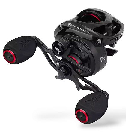 Carretilha KastiKing Spartacus II Black Drag 8 Kg 8 Rolamentos Esquerda