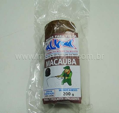 Massa Tablete Pesca Alvim Macaúba - 200g