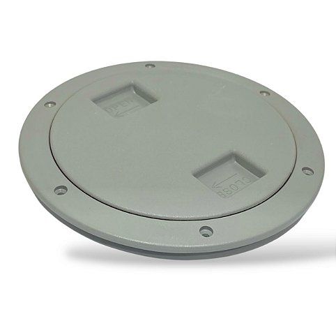 Tampa Inspeção HP 6 Polegadas cinza