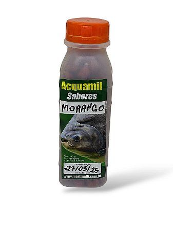 Ração Acquamil Furadinha Sabor Morango 110g