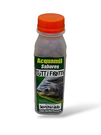 Ração Acquamil Furadinha Sabor Tutti Frutti 110g