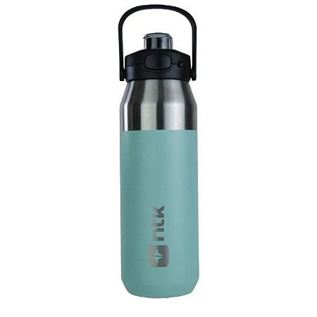 Garrafa Térmica Isomax Verde 1L Aço Inoxidável NTK