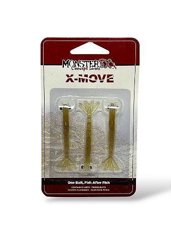 Isca Soft camarões X-MOVE 7CM - GASOLINE 3UN