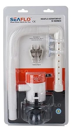 Bomba Viveiro Ajustavel Seaflo 350GPH 12V C/ Acessorios