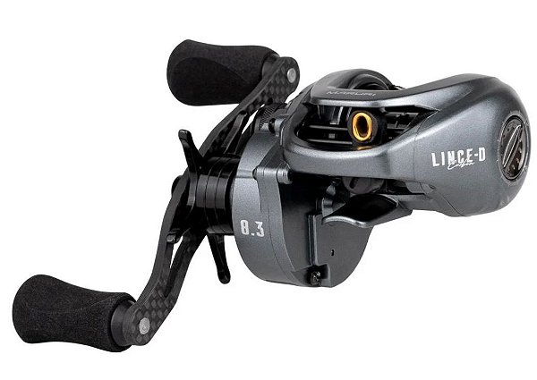 Carretilha Lince Carbon Maruri Kawana 11 rol. 135g Drag 7kg direita