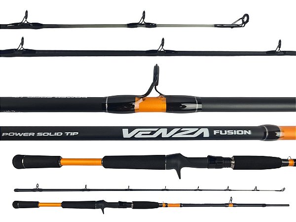Vara Marine Sports Venza Fusion VNZF-C662HF 18-40LB p/ carretilha 2 PARTES