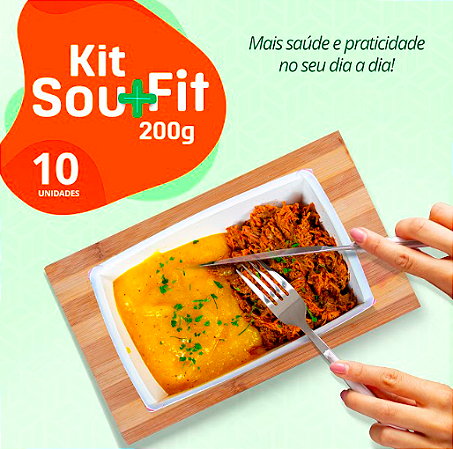 Kit Sou + Fit - 10 refeições - 200gr