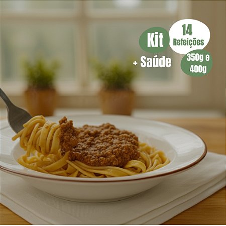 Kit + Saúde - 14 Refeições - 350g e 400g