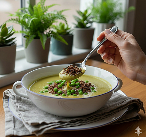 Sopa de Ervilha com Patinho Moído - 360g