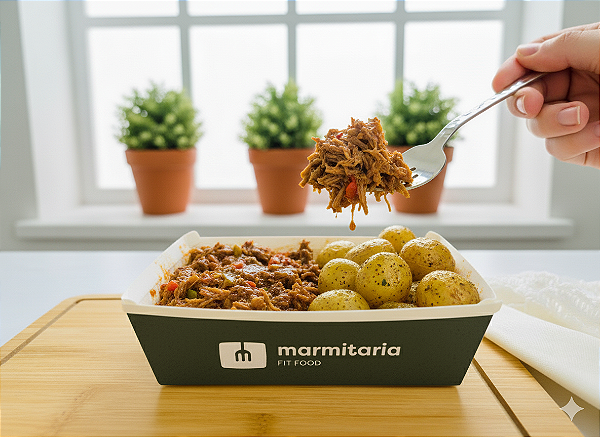 Carne Louca com Batata Bolinha - 200g ou 400g