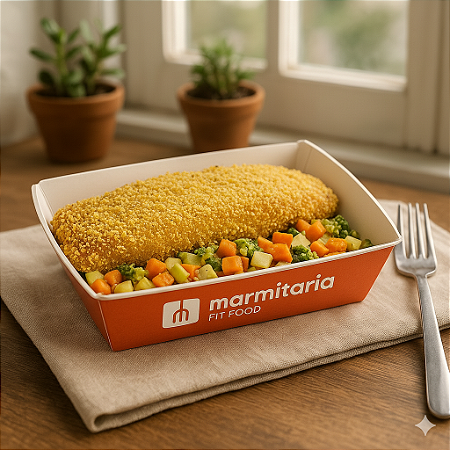 Tilápia Empanada com Salada Jardineira - 200g ou 350g